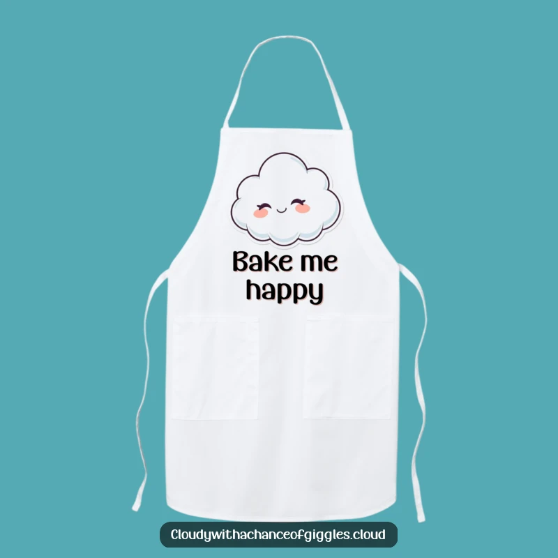Funny Cloud Wink Apron - Cook with Cheer from this Whimsical Character!