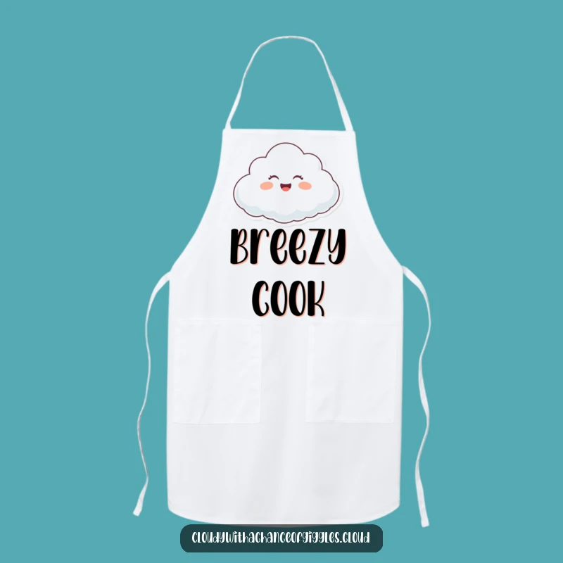 Funny Giggling Cloud Apron - Cook with Joy & Lightness!
