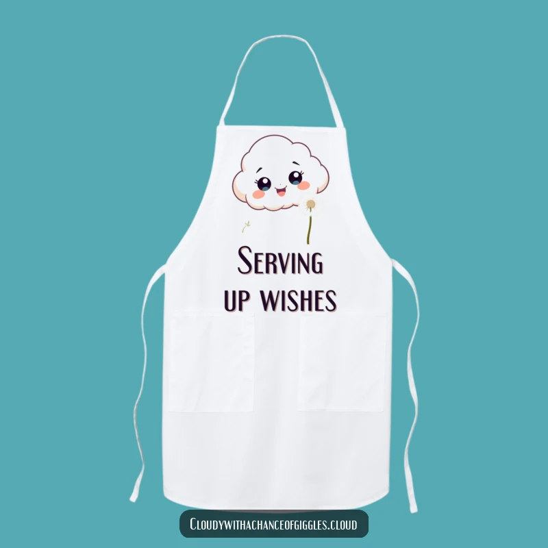 Funny Cloud Dandelion Apron - Kitchen Chase Gift!