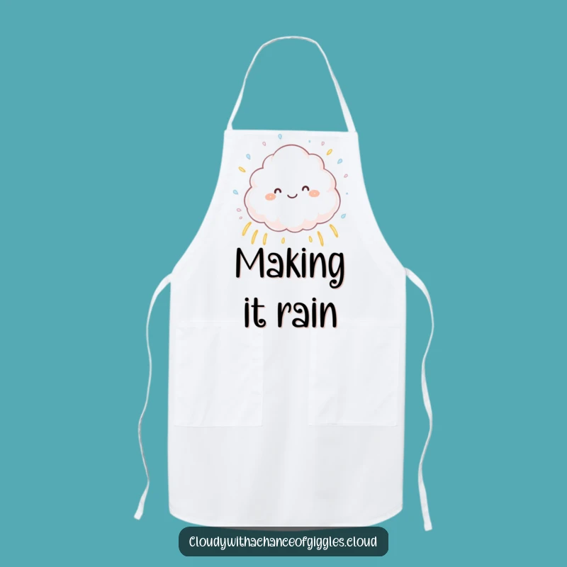 Funny Cloud Rainbow Apron - Joyful and Hilarious Kitchenware