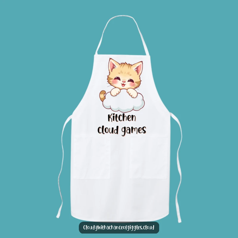 Funny Kitten Playtime Apron - Whimsical Kitchen Protection Gift