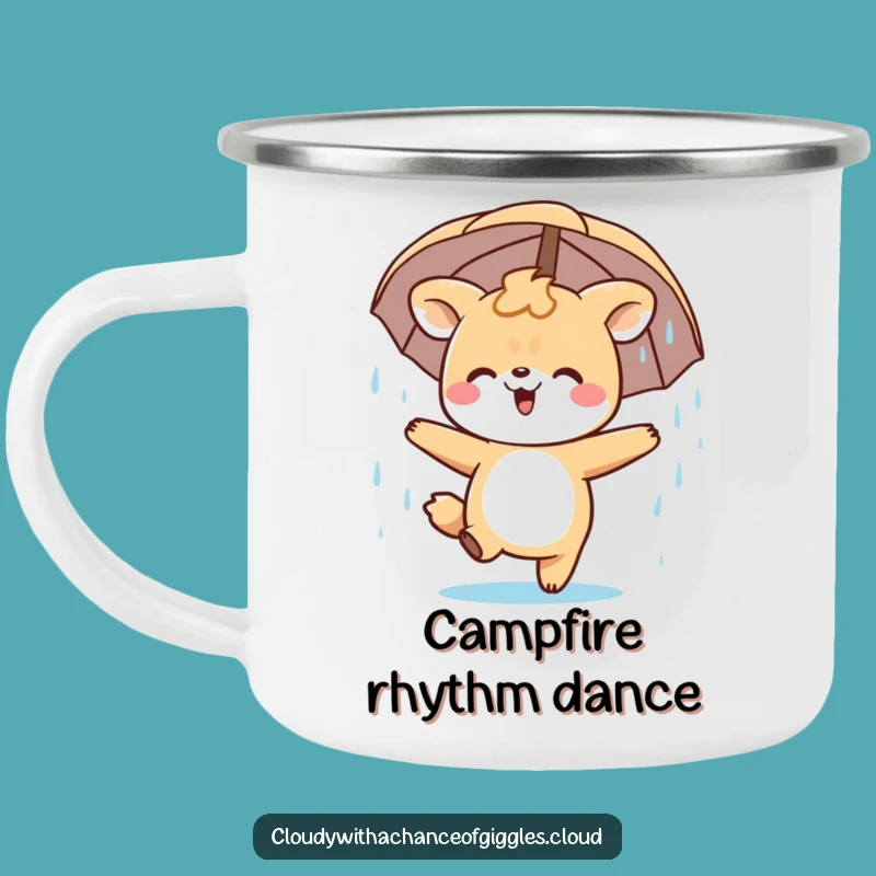 Funny Animal Rain Dance Camping Mug: Durable Happy Mug, Ideal Funny Gift