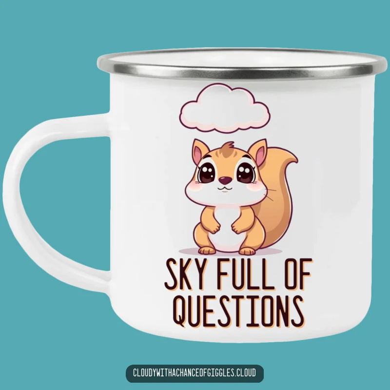 Funny Squirrel Explorer Camping Mug: Durable & Hilarious Outdoor Companion