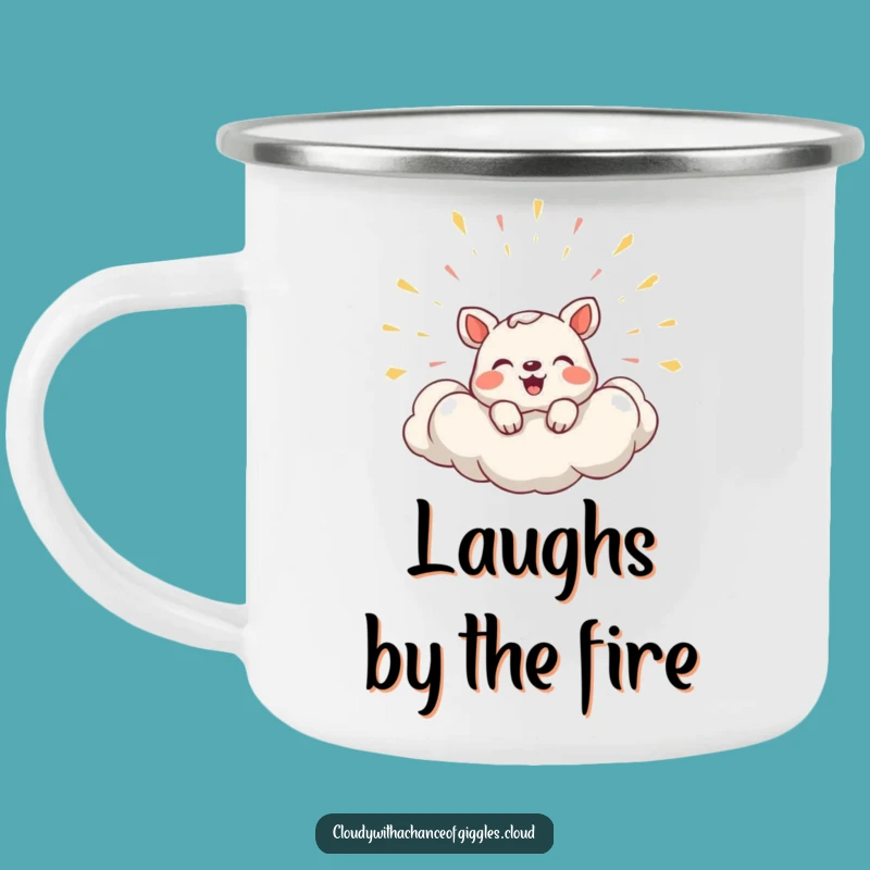 Funny Shy Laughing Animal Camping Mug: Adventures with a Giggle, Perfect Humorous Outdoor Gift!