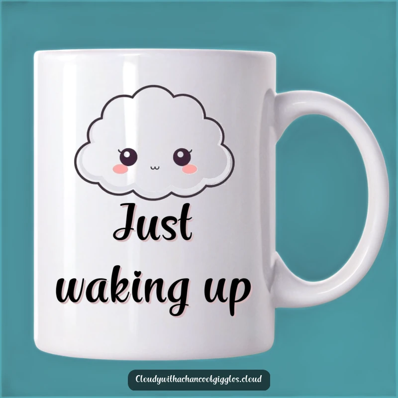 Funny Peek-a-Boo Cloud Mug: Shy Secrets Revealed - Perfect Gift!