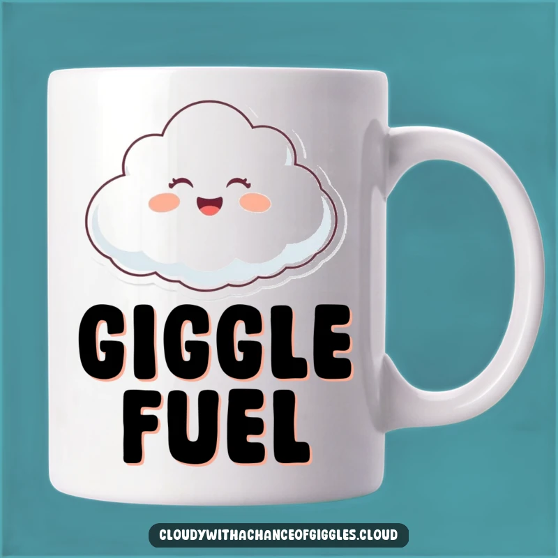 Funny Giggling Cloud Mug - Joyful & Lighthearted Gift for Cloud Lovers!