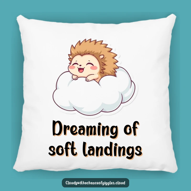 Funny Hedgehog Cloud Pillow: Soft Delighted Roller, Adorable Funny Gift for Comfort