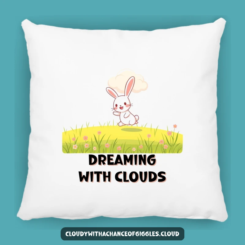 Funny Rabbit Hopping Pillow: Cozy Cloud Comfort, Adorable Funny Gift for Snuggles
