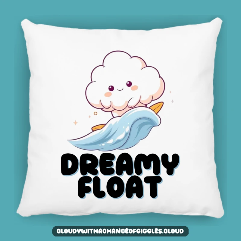 Funny Surfing Cloud Animal Pillow - Cozy Comfort for Dreamy Nights!