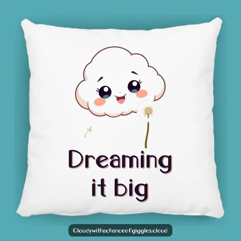 Funny Cloud Dandelion Pillow - Cozy Dreams Gift!