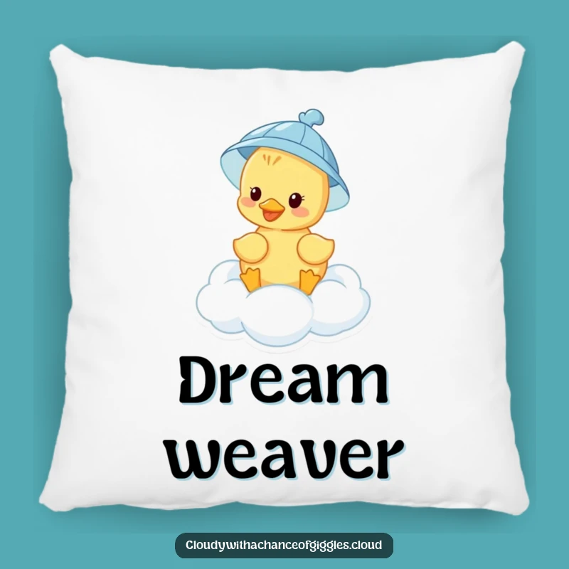 Funny Duckling Cloud Pillow: Cozy Cartoon Comfort for a Happy Home