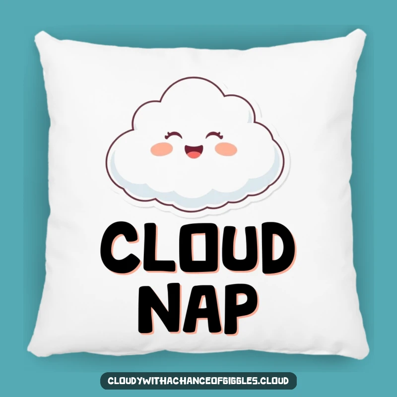 Funny Giggling Cloud Pillow - Cozy Comfort for Happy Moments!