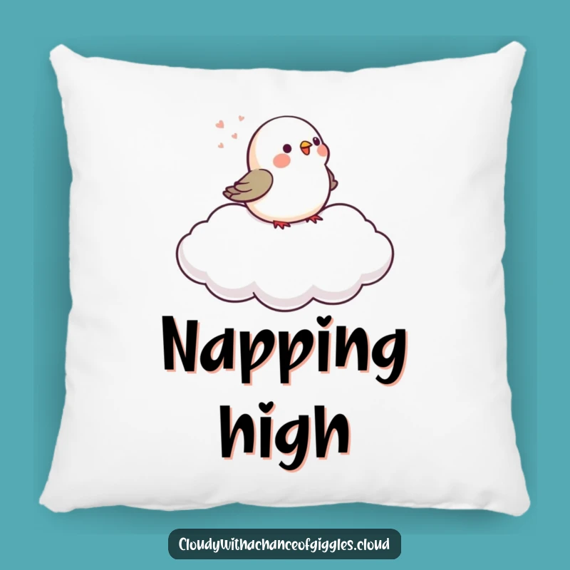 Funny Bird Cloud Pillow: Cozy Cartoon Comfort for Sweet Dreams