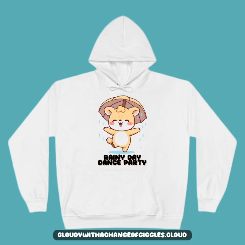Happy Animal Rain Hoodie: Cozy Funny Wear for Rainy Days, Awesome Funny Gift