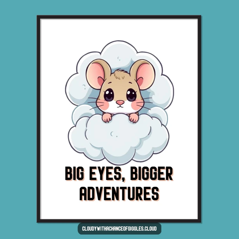 Free Printable Wall Art: Mouse & Thundercloud Whimsy, Adorable DIY Decor