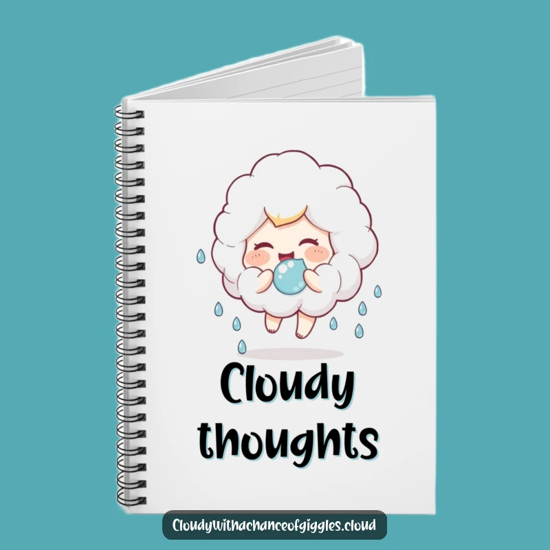 Funny Cloud Child Notebook: Giggling thoughts journal, a delightful funny gift for writers!