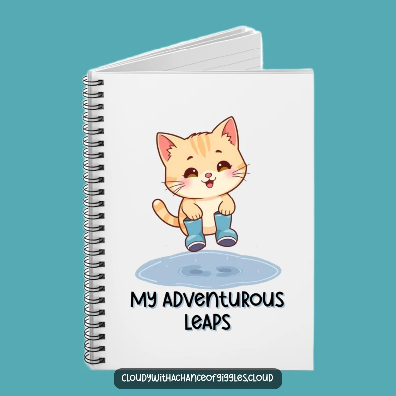 Funny Cat Rain Boots Notebook: Jot Down Ideas with Playful Flair Gift