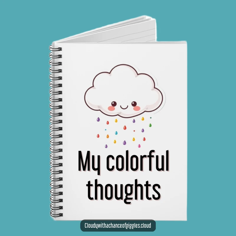 Funny Happy Cloud Notebook: Jot Down Colorful Ideas - A Hilarious Gift!
