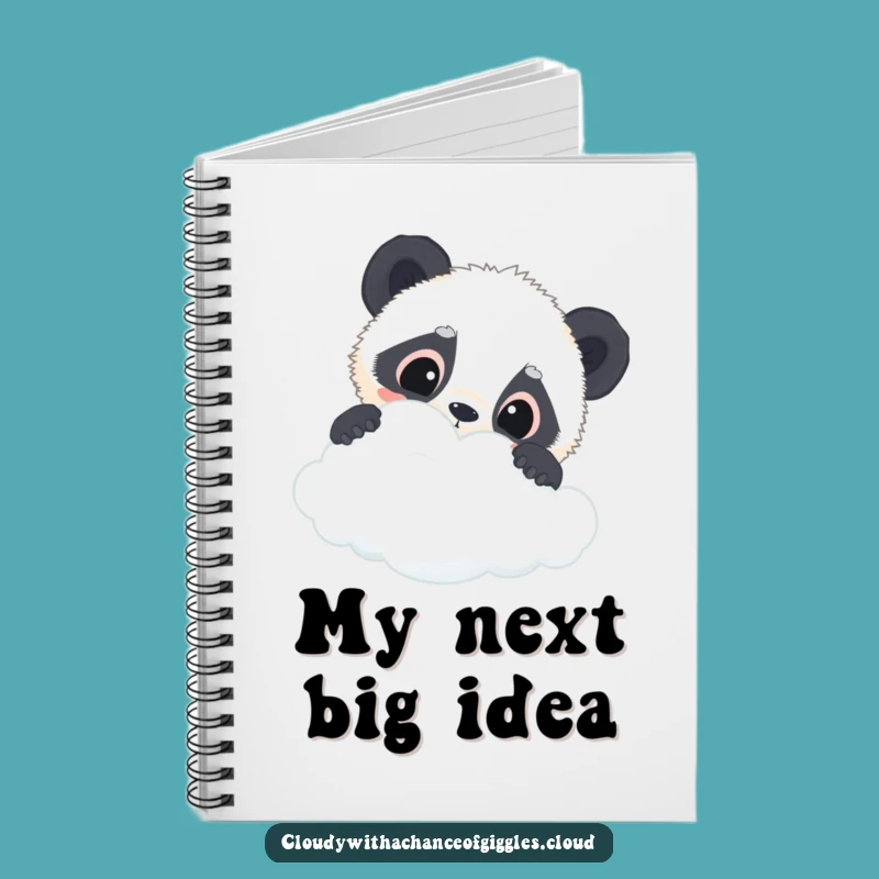 Funny Panda Cloud Notebook: Curious Cub Journal, Perfect Funny Gift for Note-Takers