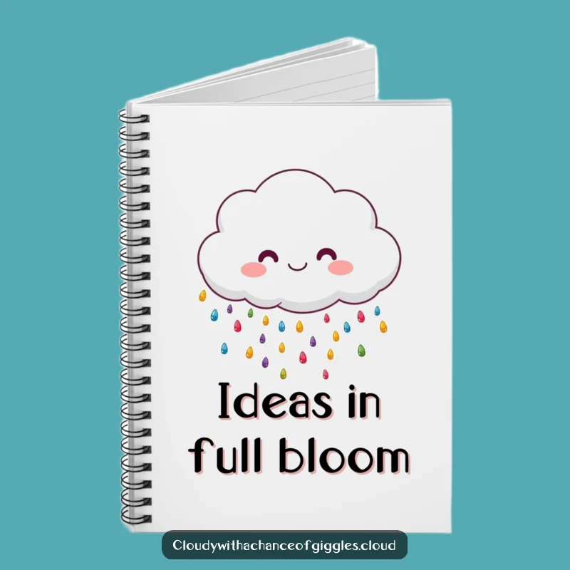 Funny Fluffy Cloud Notebook: Jot Down Ideas with Colorful Flair Gift