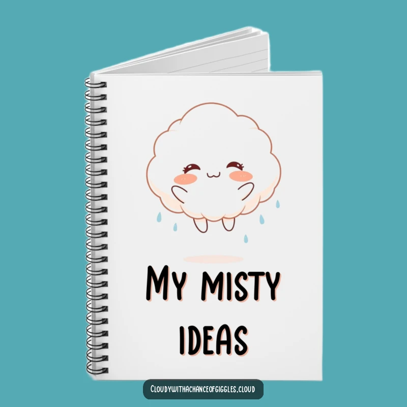 Funny Joyful Rain Cloud Notebook: Jot Down Ideas with Cheerful Flair