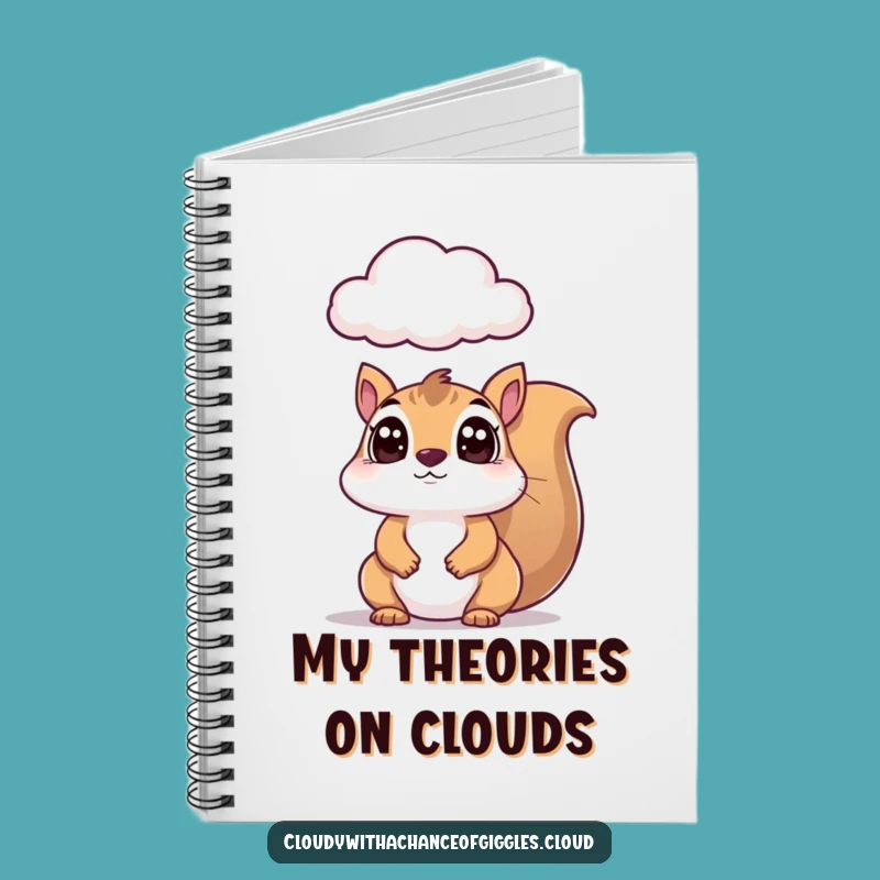 Funny Squirrel Cloud Journal: Hilarious Notebook for Creative Ideas & Notes