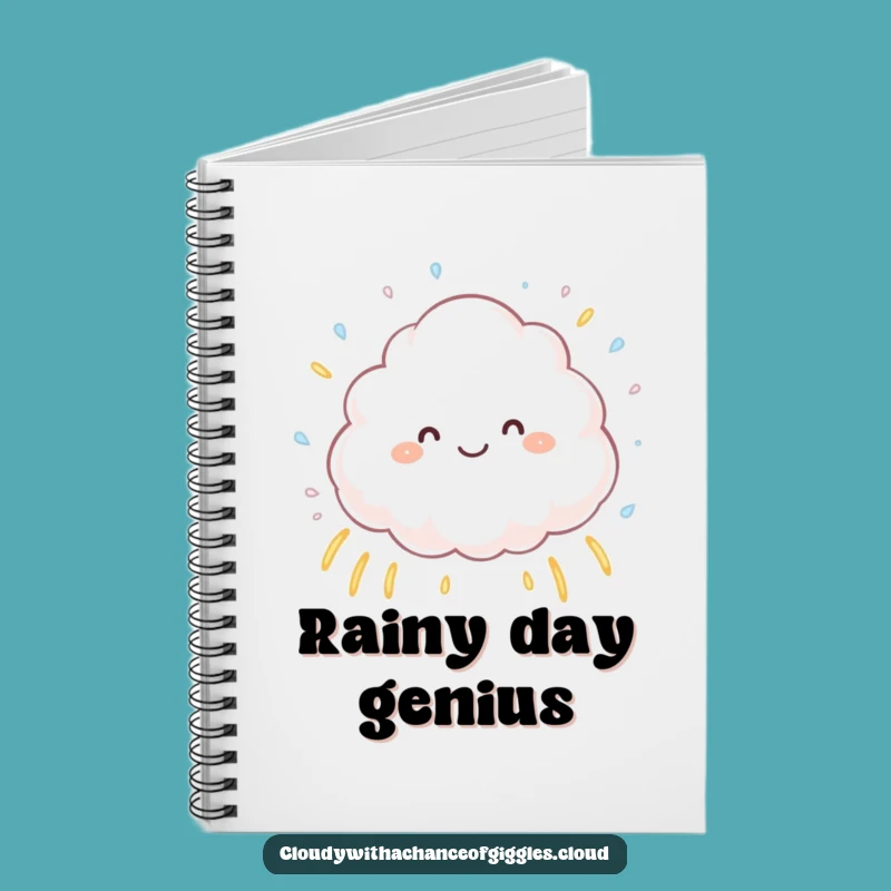 Funny Cloud Rainbow Notebook - Joyful Journal for Bright Ideas