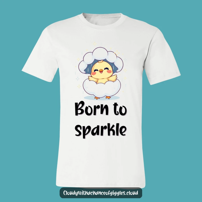 Funny Giggling Chick Cloud T-Shirt: Wear Your Joy and Humor