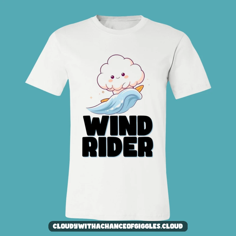 Funny Surfing Cloud Animal T-Shirt - Chill Vibes & Breezy Style!