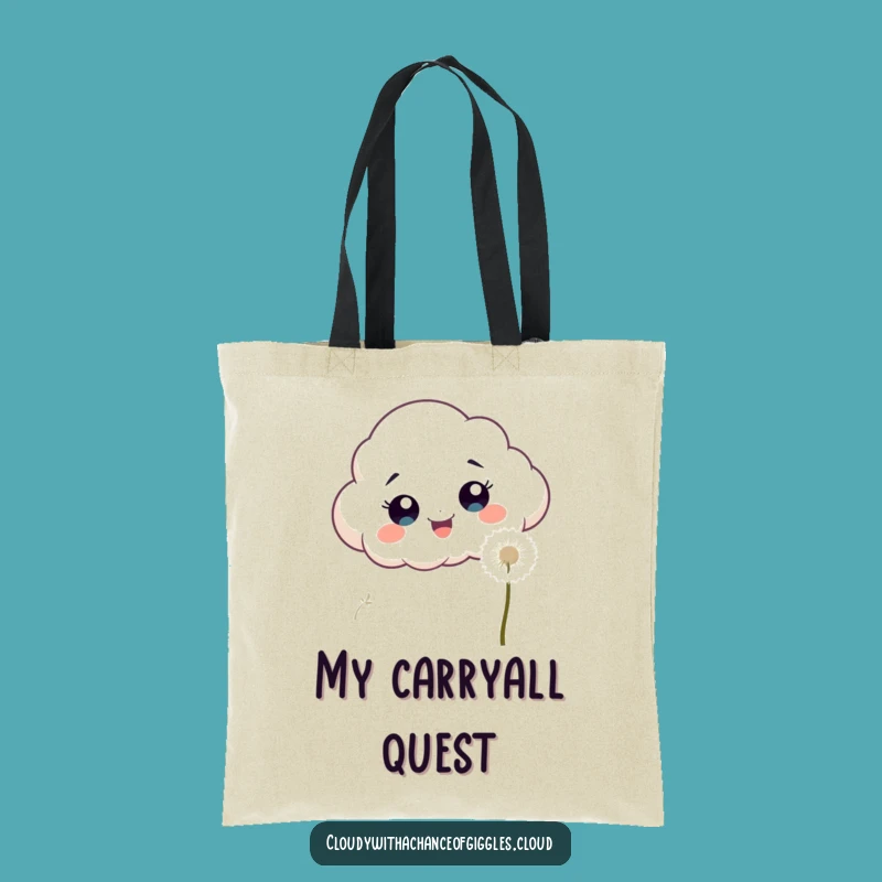 Funny Cloud Dandelion Tote Bag - Carry Your Dreams Gift!